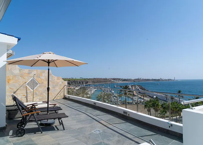 アパート Deluxe Porto Mare-fragata 17-pasitoblanco-terrace Panoramic Seaview パシート・ブランコ